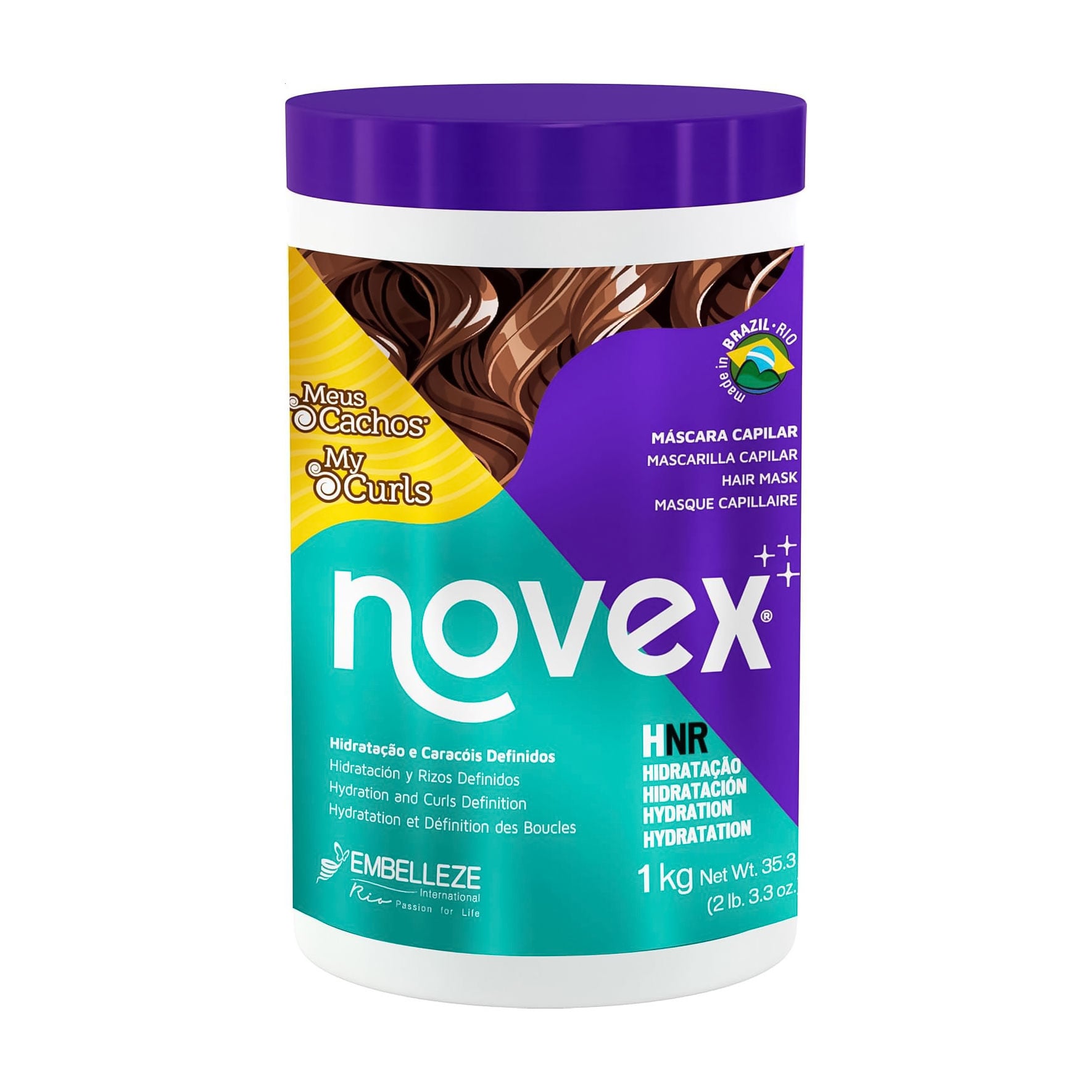 Маска Novex My Curls Mask для кучерявого волосся, 1 кг